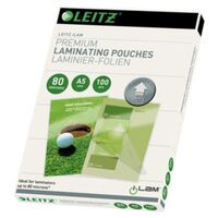 LEITZ - Leitz A5 Udt 80M- 100'Lü Laminasyon Poşeti