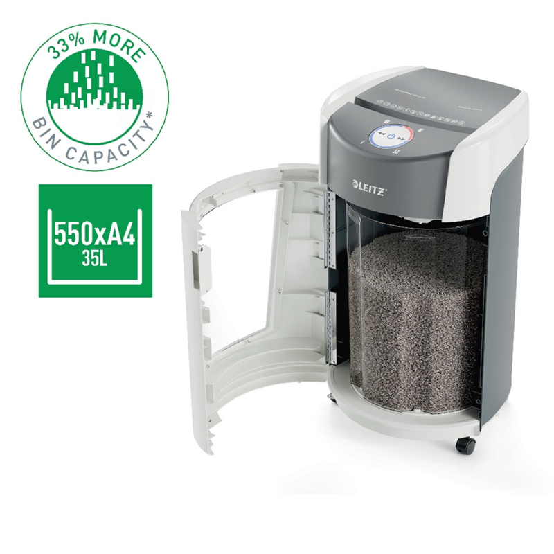 Leitz IQ OptiMax Office Mikro Kesim Evrak İmha Makinesi P5