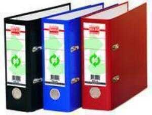 Manu 2037 Plastik Telgraf Klasör Kırmızı