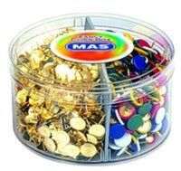 MAS - Mas 3240 Renklı Raptıye (Silindir Kutuda)