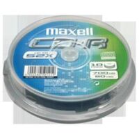 MAXELL - Maxell CD-R 52X 700Mb Cakebox (10'Lu)