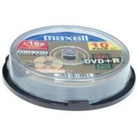 MAXELL - Maxell DVD R 4,7Gb Cakebox 16X 10'Lu