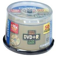 MAXELL - Maxell DVD R 4,7Gb Cakebox 16X 50'Li
