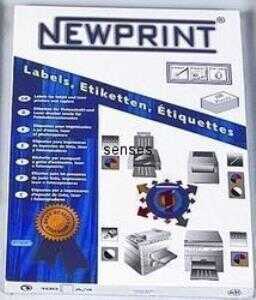 Newprint Inkjet-Laser Etiket 63,5X72 (4006) 12'Li