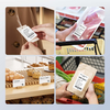 NIIMBOT 40x60mm Beyaz Etiket (125 Adet) B21/B1/B3S İçin (T40*60-125WHITE) - Thumbnail