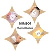 NiiMbot 50x70mm Beyaz Etiket B21/B1/B3S İçin 110 Adet Yırtılmaz, Sudan Ve Yağdan Etkilenmez - Thumbnail