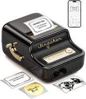 NIIMBOT - NiiMbot B21S Etiket Makinesi Siyah Kablosuz Taşınabilir Bluetooth - USB Şarjlı