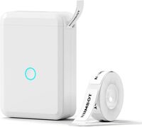 NIIMBOT - NiiMbot D110 Etiket Makinesi Kablosuz Taşınabilir Bluetooth - USB Şarjlı Beyaz (Türkiye Garantili)
