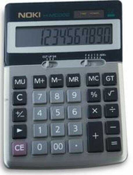Nokı H-Mc002 Hesap Makinesi 12 Hane Masa Üstü