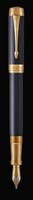 PARKER - Parker Duofold Prestij Mavi Chevron GT Dolma kalem