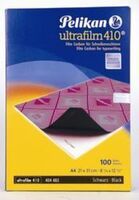 PELIKAN - Pelikan 410 Ultrafilm Siyah Plastik Karbon 100'Lü