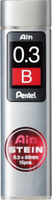 PENTEL - Pentel 0,3mm Hi-Polymer Aın Steın Min