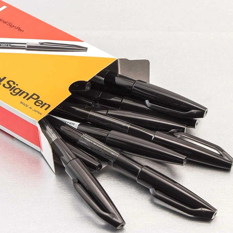 Pentel S520-A Sing Pen İmza Kalemi Siyah