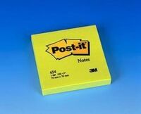 POST-IT - Post-It 654 Not Sarı 100Yp 76X76mm