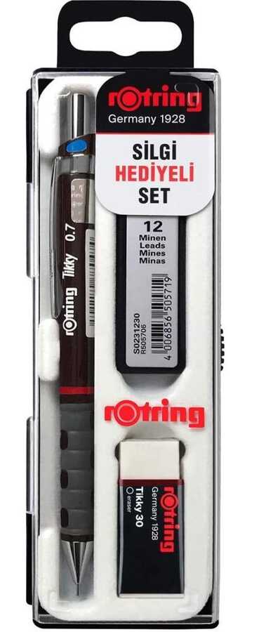 Rotring Tikky Versatil 0,7mm (Min Silgi) Hediyeli Set