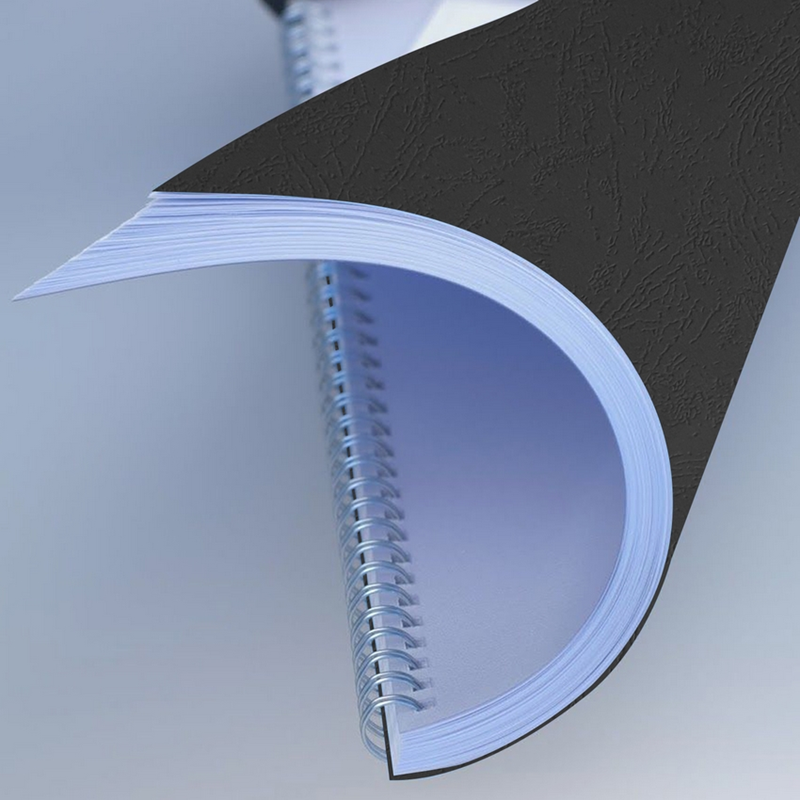 Sarff Desenli Siyah Karton Kapak 250gr 100'Lü