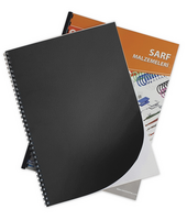 SARFF - Sarff Desenli Siyah Karton Kapak 250gr 100'Lü