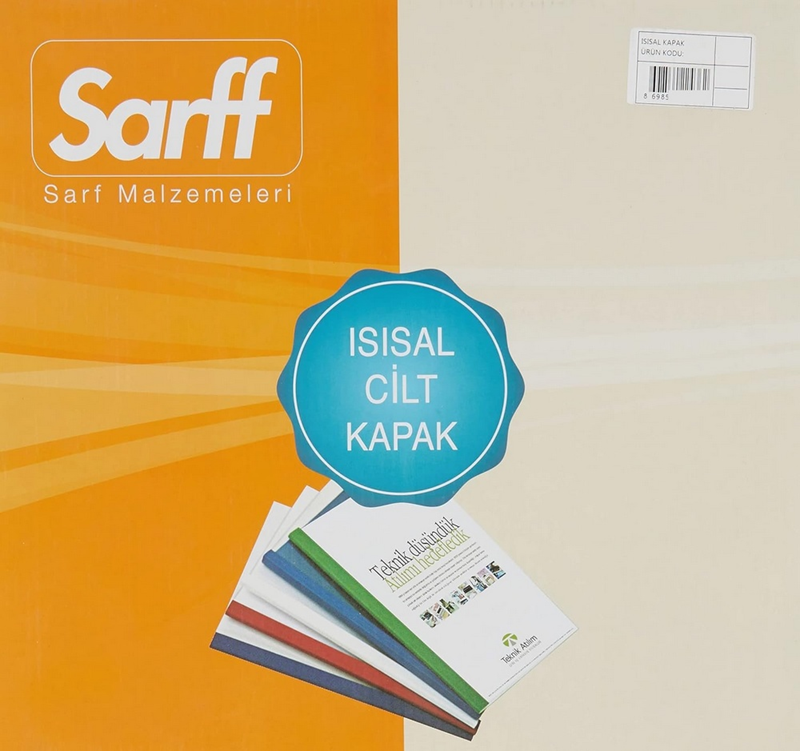 Sarff Isısal Cilt Kapagı 25mm/200-250Sf Beyaz 50'Li