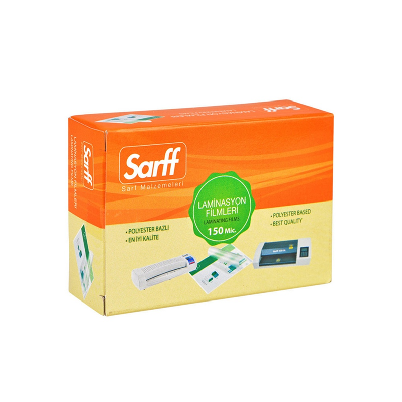 Sarff Perfex/Parlak 150Mic 65X95 Lam.Fılmı 100'Lü