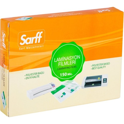 Sarff Perfex/Parlak 150Mic A3 Lam.Fılmı 100'Lü