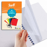 SARFF - Sarff PP A4 450Mic Buzlu Şeffaf Kapak 50'Li