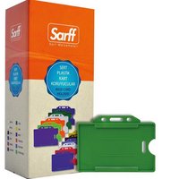 SARFF - Sarff Yatay Kart Koruyucu Yeşil 50'Li
