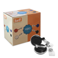 SARFF - Sarff Yuvarlak Kancalı Yoyo Siyah 25'Li