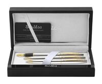 SCRIKSS - Scrikss 35 Dolma+Tükenmez+Versatil Gold Krom 3'lü Set