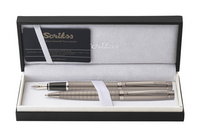 SCRIKSS - Scrikss 38 Dolma Tükenmez Karbon Gri Lüks Kutu