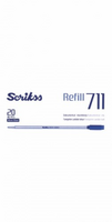 SCRIKSS - Scrikss 711 Tükenmez Refil Mavi 20'Li
