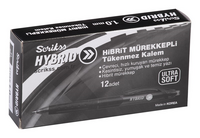 SCRIKSS OFİS - Scrikss Hybrid Tükenmez Mavi 12'Li