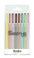 SCRIKSS OFİS - Scrikss Smoothie Jel Kalem 0,7mm 8'li Set