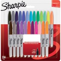 SHARPIE - Sharpie Fine Permanent Markör Karışık Renk 24'lü (2065405)