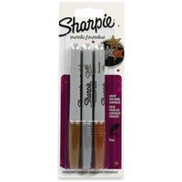 SHARPIE - Sharpie Metalik Markör Karışık Renk 3'Lü