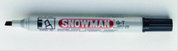SNOWMAN - Snowman G-12 Kesik Uç Permanent Markör Siyah