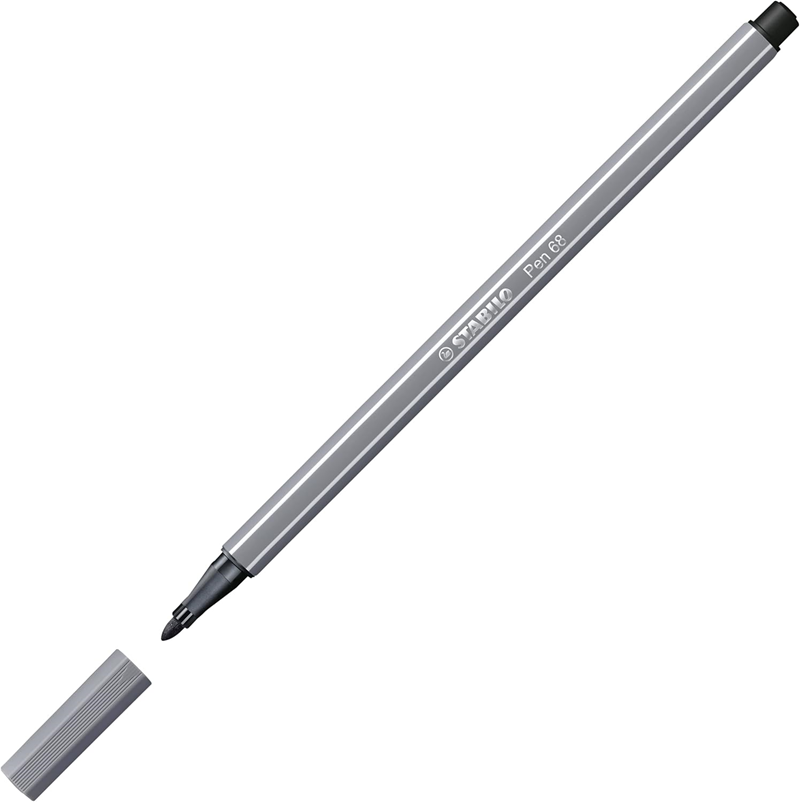 Stabilo Pen 68 Koyu Gri
