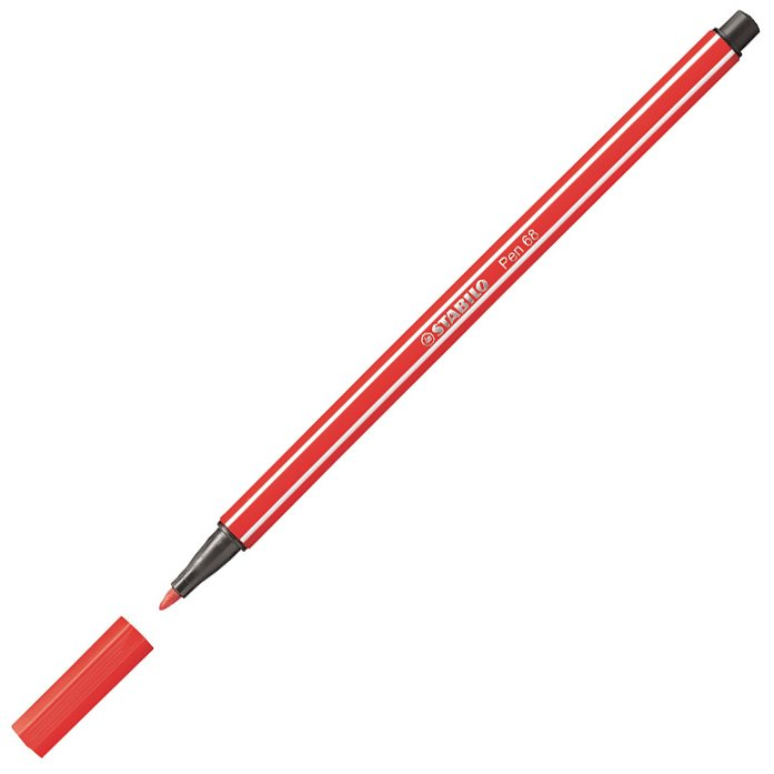Stabilo Pen 68 Koyu Kırmızı