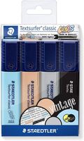 STAEDTLER - Staedtler Textsurfer Classic Pastel Fosforlu Kalem 4'lü (364 CWP4)