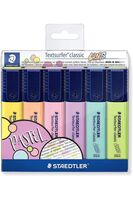 STAEDTLER - Staedtler Textsurfer Classic Pastel Fosforlu Kalem 6'lı (364 CWP6)