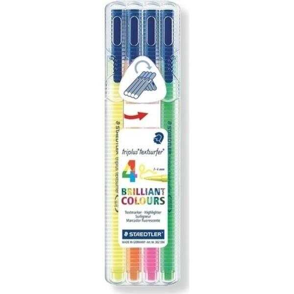 Staedtler Triplus Textsurfer Fosforlu Kalem 4 Renk (362-SB4)