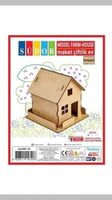 SÜDOR - Südor MD1-02 Ahşap Maket Çiftlik Ev