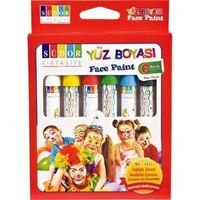- SÜDOR YÜZ BOYASI SETİ 6'LI