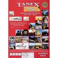 TANEX - Tanex 199,6X289,1mm Laser Etiket 100'Lü (Tw-2001)