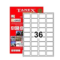 TANEX - Tanex 45X30mm Laser Etiket 100'Lü (Tw-2036)