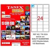 Tanex 64X34mm Laser Etiket 100'Lü (Tw-2024) - Thumbnail