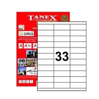 TANEX - Tanex 70X25mm Laser Etiket 100'Lü (Tw-2133)