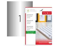 TANEX - Tanex TW-2000 Silver Laser Etiket 25'li (210x297)