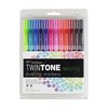 Tombow Twin Tone Markör 12 Renk (Rainbow Tonlar Seti) - Thumbnail