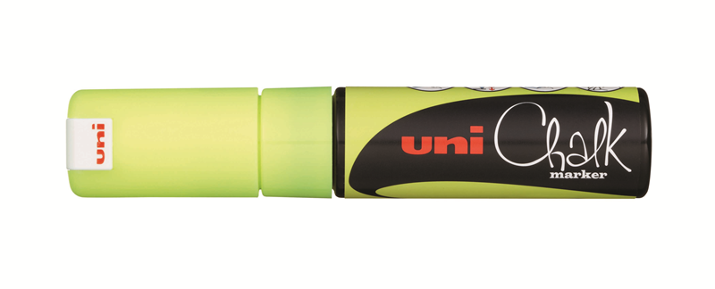 UNI-BALL CHALK 8.0SU BAZLI S.TAHTA MARKÖRÜ F.SARI