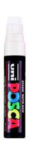 Uni-Ball Posca 15,0mm Su Bazlı Poster Markör Beyaz